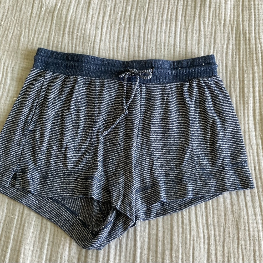 Stars Above - Blue and White Stripes Sleep Shorts